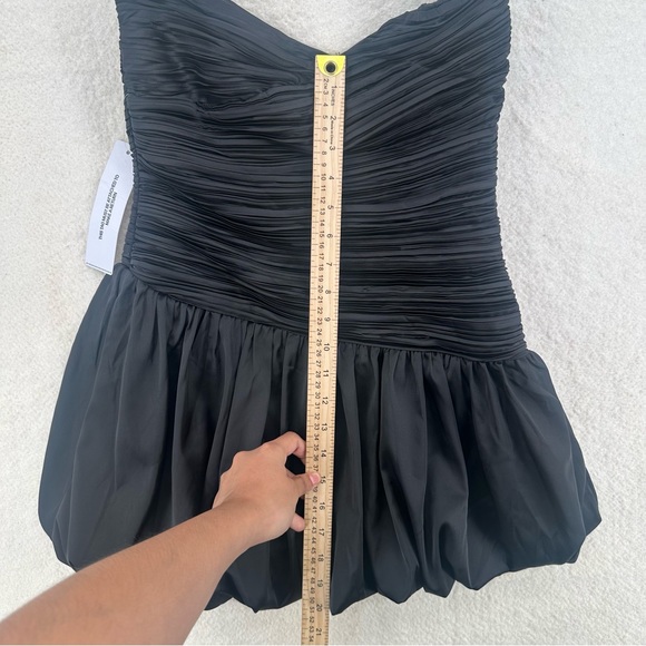 Grunge Princess Polly Strapless Black Romper - Picture 3 of 6